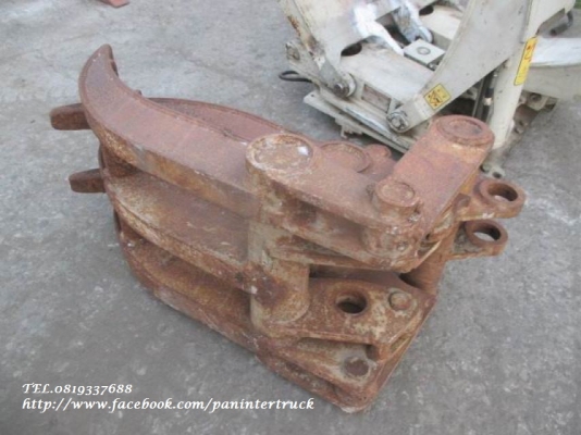 FROM JAPANตัวคีบปากหนีบไม้CLAMP SHELL สำหรับรถขุดไซค์ 60,65,75,100 /สินค้าเก่านอก ขายตามสภาพ/ ราคาขายเพียง: 27,000 บาท