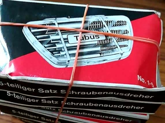 ขายถอนเกลียวซ้ายเยอรมันชุด5ดอกTUBUS Made in Germany. มือสองสภาพดี