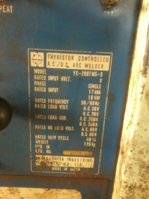 ตู้เชื่อม เนชั่นแนล PANA-TIG