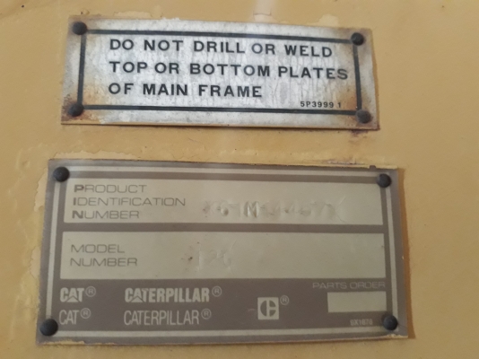 รถเกรด Caterpillar 12G รถเกรด Caterpillar 12G