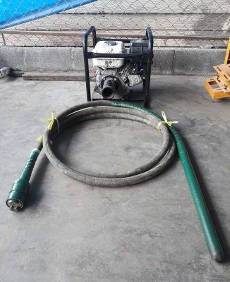 ขายเครื่องจี้คอนกรีตเครื่องยนต์ฮอนด้า5.5แรงพร้อมสายจี้(มือสอง)