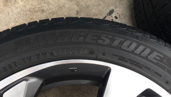 ล้อแม็ก Honda City ใบพัด เทาหน้าเงา ขอบ 16 พร้อมยาง 185-55-16 Bridgestone