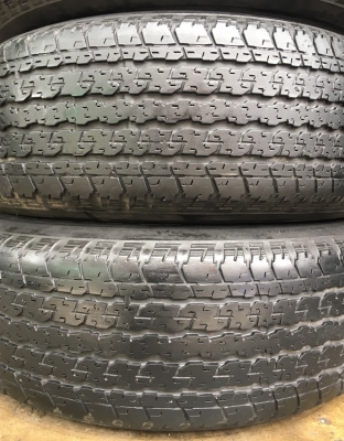 ล้อแม็ก Mitsu Pajero 6รู139 ขอบ 17 (ก้านY) พร้อมยาง 245-65-17 Bridgestone ปี 14