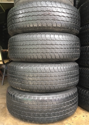 ล้อแม็ก Mitsu Pajero 6รู139 ขอบ 17 (ก้านY) พร้อมยาง 245-65-17 Bridgestone ปี 14