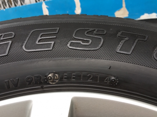 ล้อแม็ก Mitsu Pajero 6รู139 ขอบ 17 (ก้านY) พร้อมยาง 245-65-17 Bridgestone ปี 14