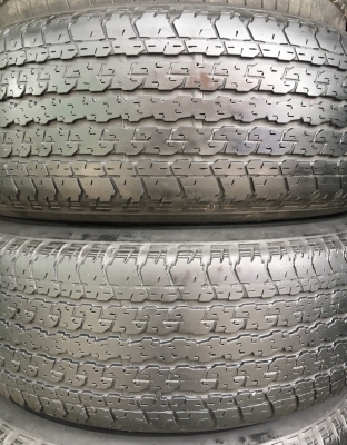 ล้อแม็ก Mitsu Pajero 6รู139 ขอบ 17 (ก้านY) พร้อมยาง 245-65-17 Bridgestone ปี 14