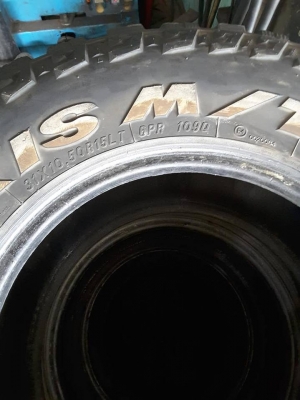 Maxxis MT 31-10.5-15 ปี12 สภาพดี 1ชุด Maxxis MT 31-10.5-15 ปี12 สภาพดี 1ชุด