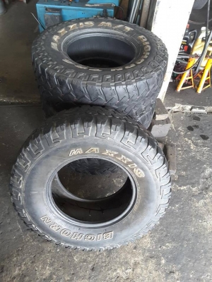 Maxxis MT 31-10.5-15 ปี12 สภาพดี 1ชุด Maxxis MT 31-10.5-15 ปี12 สภาพดี 1ชุด