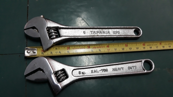 ขายประแจเลื่อนTAPARIA 6" และ ประแจเลื่อนเกาหลี 6" ขายประแจเลื่อนTAPARIA 6" และ ประแจเลื่อนเกาหลี 6"