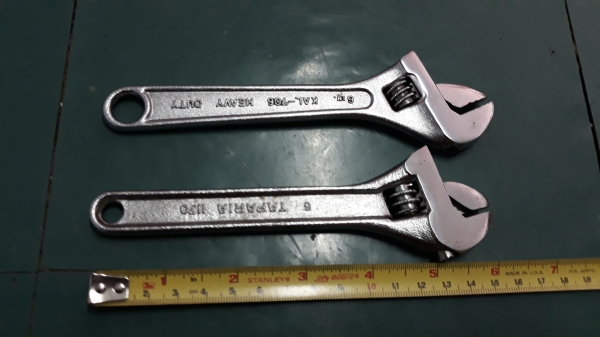 ขายประแจเลื่อนTAPARIA 6" และ ประแจเลื่อนเกาหลี 6" ขายประแจเลื่อนTAPARIA 6" และ ประแจเลื่อนเกาหลี 6"