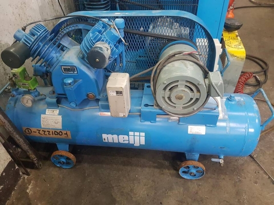 **ขายถูกๆ ปั้มลมมือสองจากญี่ปุ่น** Meiji 3 แรง ถัง 90 ลิตร สภาพเหมือนป้ายแดง ทดสอบเรียบร้อย ทุกระบบทำงานได้ดีมากๆ แน่นๆนิ่งๆเงียบๆพร้อมใช้งานครับ