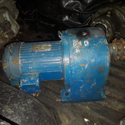 ขาย !! มอเตอร์เกียร์.CPG.ขนาด2แรง380v.รอบ1:60.พร้อมใช้งาน(มีเบรค)