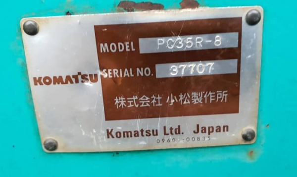 ขายด่วน345,000รถแบคโฮKOMATSUโคมัสซูPC35-8รุ่นยอดนิยมสวยๆเทียบเท่าPC35เครื่องโคมัสซู3D84เครื่องดีปั่มแรงรถนอกเพิ่งนำเข้ามาใหม่ยังไม่เคยใช้งานในเมืองไทยเลย