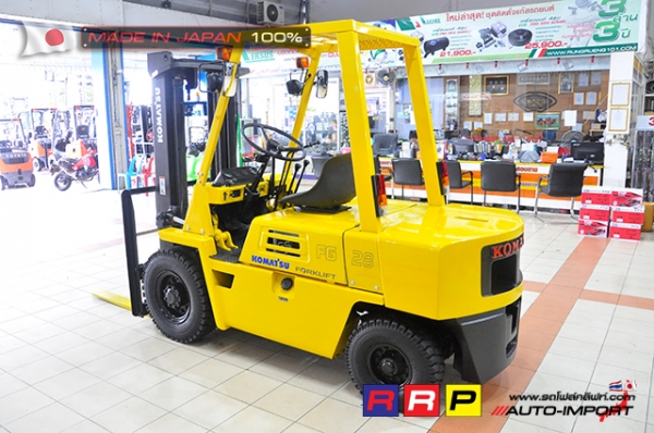 ขายรถโฟล์คลิฟท์มือสอง KOMATSU รุ่น FG28-7-103209 นำเข้าจากประเทศญี่ปุ่น 100\% ไม่เคยใช้งานในไทย