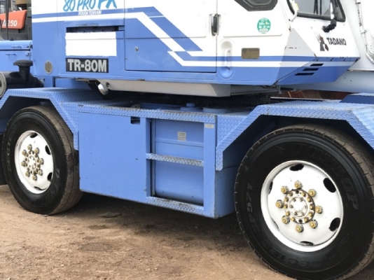 ขายรถเครน TADANO TR80M-1 (ขนาด 8 ตัน) ปี 1993 รถนอกนำเข้าจากญี่ปุ่น สภาพสวยพร้อมใช้ มีVDOการทำงานครั