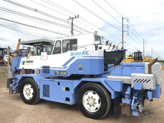 ขายรถเครน TADANO TR80M-1 (ขนาด 8 ตัน) ปี 1993 รถนอกนำเข้าจากญี่ปุ่น สภาพสวยพร้อมใช้ มีVDOการทำงานครั ขายรถเครน TADANO TR80M-1 (ขนาด 8 ตัน) ปี 1993 รถนอกนำเข้าจากญี่ปุ่น สภาพสวยพร้อมใช้ มีVDOการทำงานครั