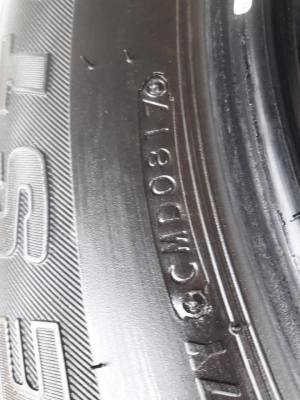 ขายยาง bridgestone d684ll 265/65r17 ผลิตสัปดาห์ที่8ปี17