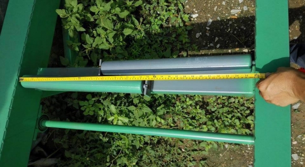 สายพานลำเลียงประกอบใหม่ ยาว 6 m หน้ากว้าง 90 cm