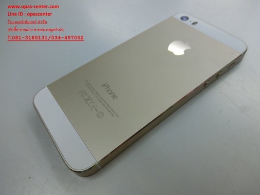 iphone 5S 16 GB สีทอง เครื่องไทย สภาพใหม่ มีที่ชาร์ท ส่งฟรี
