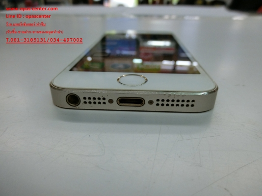 iphone 5S 16 GB สีทอง เครื่องไทย สภาพใหม่ มีที่ชาร์ท ส่งฟรี