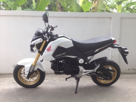 Honda MSX 125 หัวฉีด สตาร์ทมือ สวย สีขาว ใหม่ วิ่งน้อย รถ 10 เดือน ปี 2017