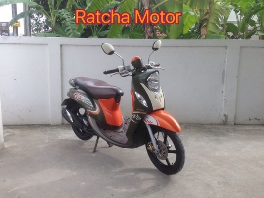 Yamaha Fino Vintage 115i ล้อแม็ก หัวฉีด สตาร์มือ ปี 2017 สีเขียว ส้ม ขาว