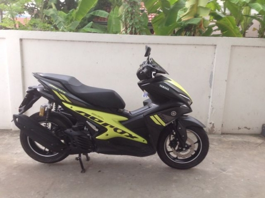 Yamaha Aerox 155 R Version ดำเหลือง ปี 2017 สวย ชุดสีไร้ตำหนิ