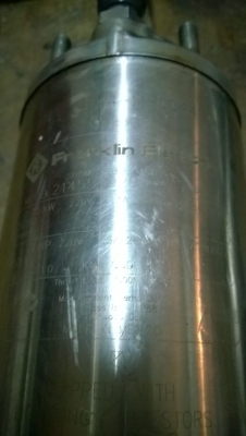 หัวปั๊มน้ำบาดาลญี่ปุ่นSUKI  + FLANKLINมอเตอร์1HP220V 2ลูก