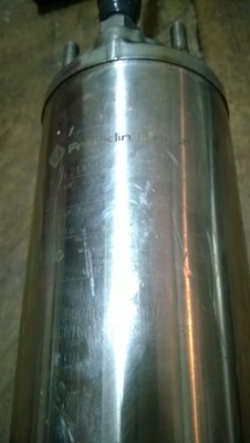 หัวปั๊มน้ำบาดาลญี่ปุ่นSUKI  + FLANKLINมอเตอร์1HP220V 2ลูก