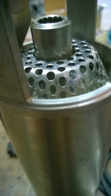 หัวปั๊มน้ำบาดาลญี่ปุ่นSUKI  + FLANKLINมอเตอร์1HP220V 2ลูก