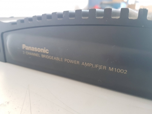 POWER AMPLIFIER ยี่ห้อ Panasonic รุ่น M1002