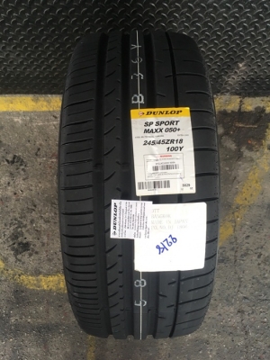 DUNLOP SP SPORT MAXX 050+ 245/45ZR18 ยางญี่ปุ่น เส้นละ 6,500 บาท DUNLOP SP SPORT MAXX 050+ 245/45ZR18 ยางญี่ปุ่น เส้นละ 6,500 บาท