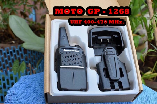 วิทยุสื่อสาร MOTO GP-1268P UHF ชุดละ4,500 บ. (1ชุดมี 5ตัว)