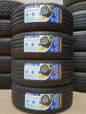 ขายยางใหม่ GOODYEAR Assurance TripleMax 205-55-16 ปี18 ชุดละ 8,900 บาท