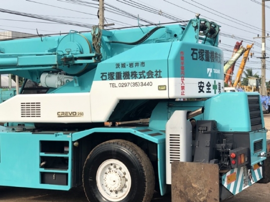 ขายรถเครน TADANO GR250N-1 (ขนาด 25 ตัน) ปี 2003 รถนอกนำเข้าจากญี่ปุ่น สภาพสวยพร้อมใช้ มีVDOการทำงานค