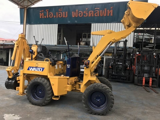 ขายรถตักล้อยางWHEEL LOADER ยี่ห้อ komatsu wa20-1