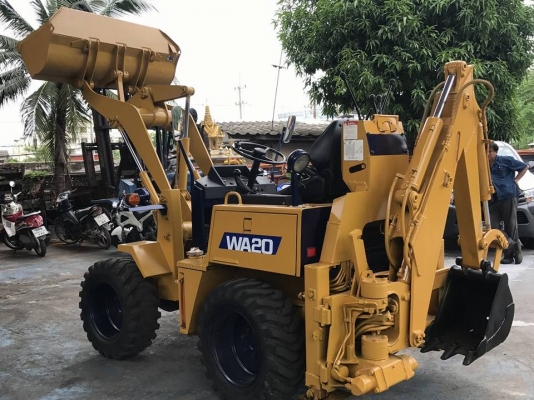 ขายรถตักล้อยางWHEEL LOADER ยี่ห้อ komatsu wa20-1