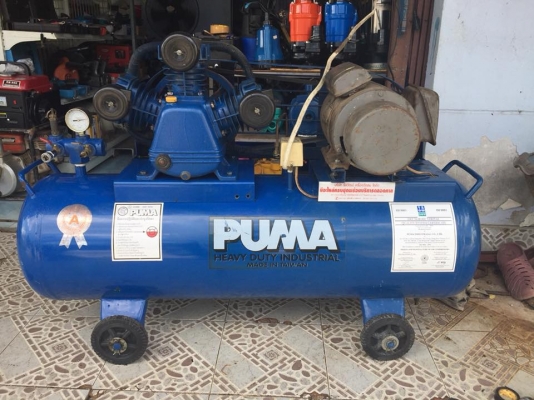 ขายปั้มลมสายพาน 148ลิตร PUMA 2HP มือสองสภาพสวยๆครับ