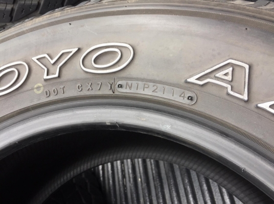ขาย ยาง TOYO A/T 265/65/17 Made in Japan ดอกเต็มเหลือหนาๆ ไม่บั้ง ถูกๆ4เส้น ขาย ยาง TOYO A/T 265/65/17 Made in Japan ดอกเต็มเหลือหนาๆ ไม่บั้ง ถูกๆ4เส้น