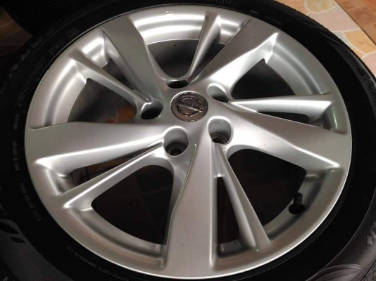ล้อแม็ก Nissan Teana ขอบ 17(5/114.3) พร้อมยาง Dunlop Enasave EC300+ 215 55 17 ผลิตปี 2017 สวยๆ พร้อมใช้ต่อยาวๆ ขายถูก ทั้งชุด 16900.- *** ใส่ฟรี รับเทิร์น รับบัตรเครดิตทุกธนาคาร ส่งทั่วไทย ล้อแม็ก Nissan Teana ขอบ 17(5/114.3) พร้อมยาง Dunlop Enasave EC300+ 215 55 17 ผลิตปี 2017 สวยๆ พร้อมใช้ต่อยาวๆ ขายถูก ทั้งชุด 16900.- *** ใส่ฟรี รับเทิร์น รับบัตรเครดิตทุกธนาคาร ส่งทั่วไทย