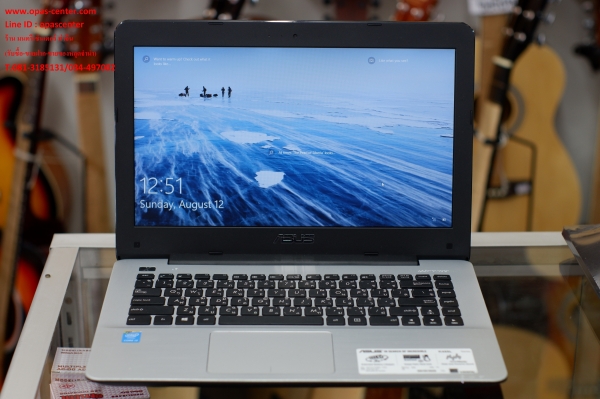 โน๊ตบุ๊ค ASUS K455LA Core i3-4005U Ram 4G HDD 1 TB ที่ชาร์ท ซอฟเคส