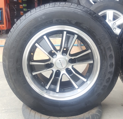 ล้อมือ2 COCPE ขอบ15 6รู139 กว้าง7.5 พร้อมยาง