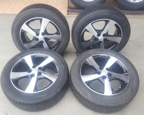 ขายล้อTOYOTA Aitis ขอบ16 5รู100 พร้อมยาง 4 ล้อ