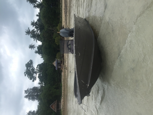 ขายเรืออลู 14 ฟุต เครื่อง Yamaha 25 แรง 4 จังหวะ พร้อมอุปกรณ์ครบ