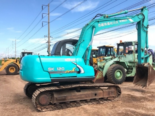 ขายรถขุด KOBELCO SK120 MARK 5 SUPER รถนอกนำเข้าเองจากญี่ปุ่น สภาพสวยพร้อมใช้ มีVDOการทำงานครับ