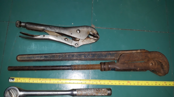 ขายคีมล็อกVISE GIRP 10R MADE IN USA. รุ่น3แถว มือสองสภาพดี