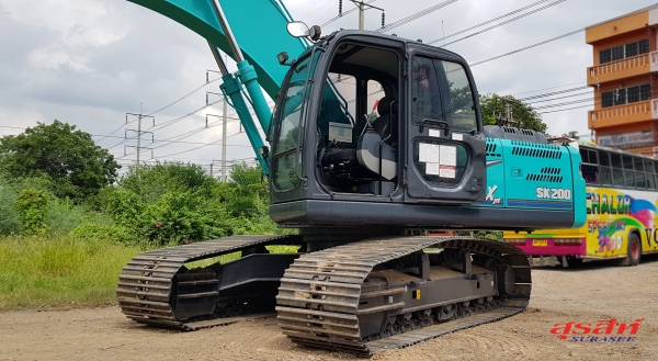 ขายรถแบคโฮ KOBELCO SK200-8 Yn12 SuperXM ใช้งาน 6 พันชั่วโมง สภาพนางฟ้า