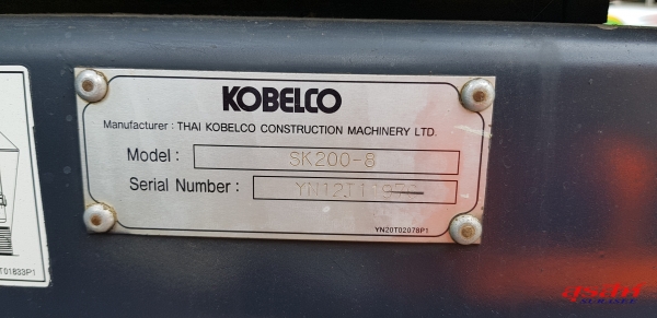 ขายรถแบคโฮ KOBELCO SK200-8 Yn12 SuperXM ใช้งาน 6 พันชั่วโมง สภาพนางฟ้า