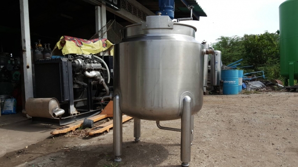 ถังกวนสแตนเลส สองชั้น 180 ลิตร