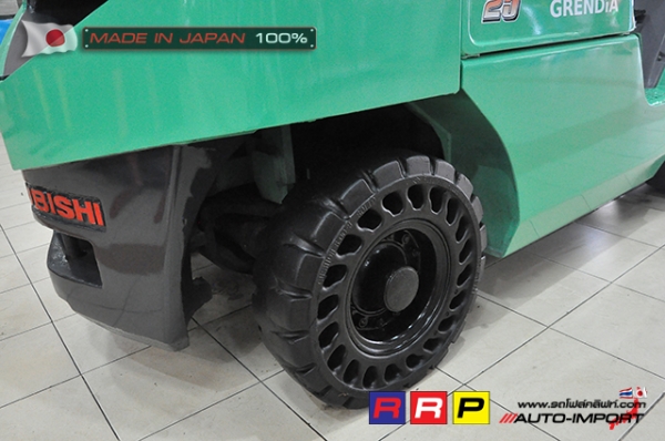 ขายรถโฟล์คลิฟท์มือสอง MITSUBISHI รุ่น FD25T-F18C-53923 นำเข้าจากประเทศญี่ปุ่น 100\% ไม่เคยใช้งานในไทย